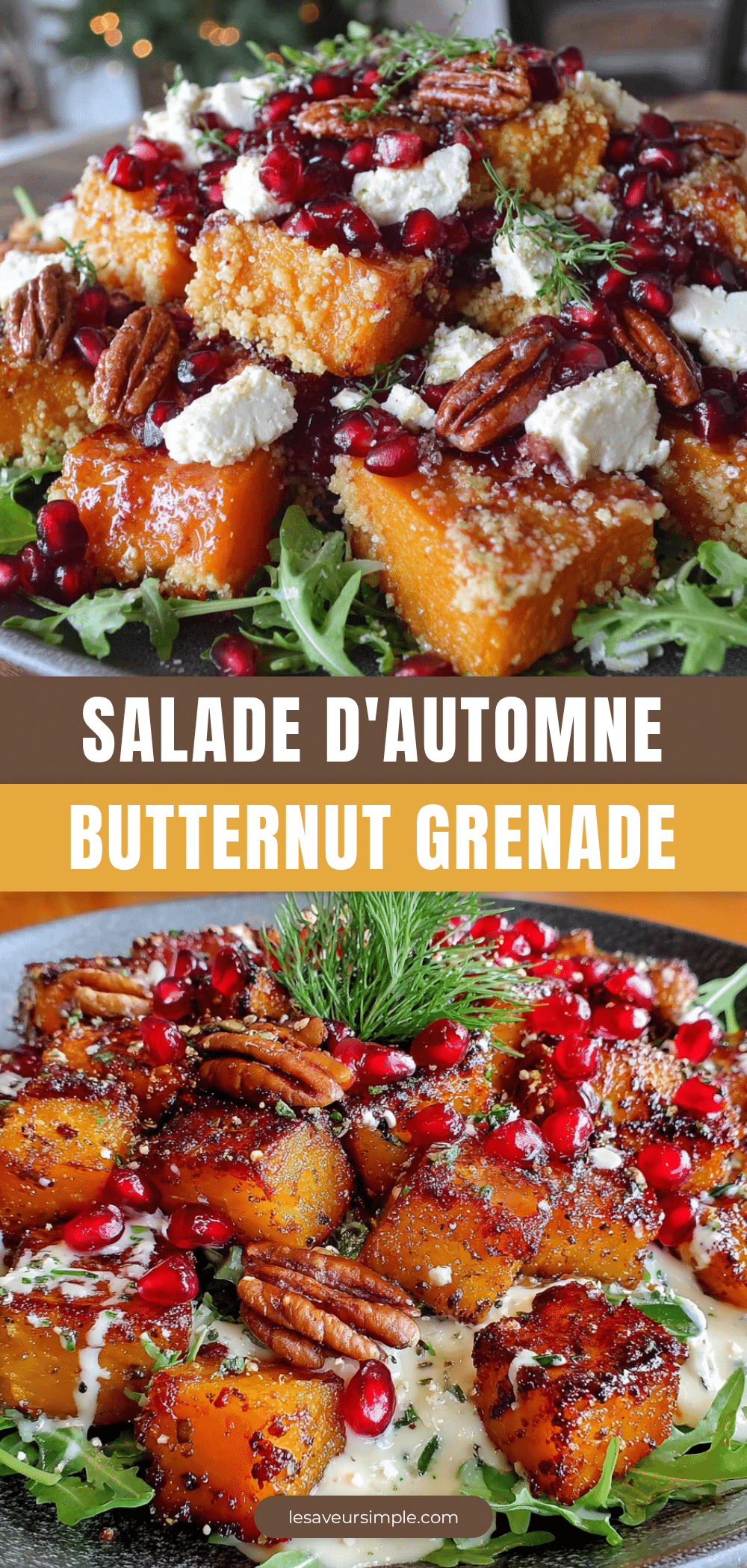 salade dautomne butternut grenade et feta recipe