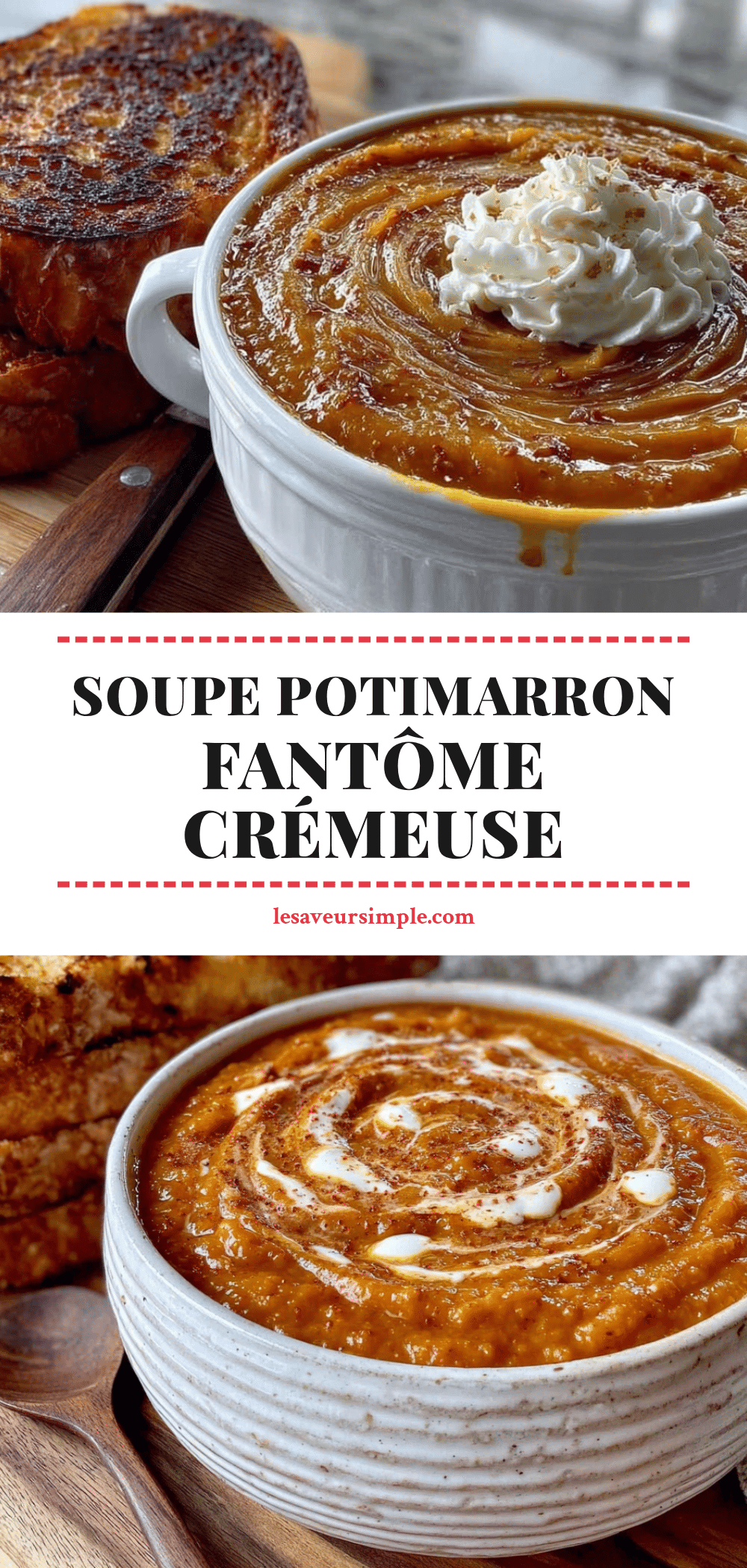 soupe potimarron fantôme crémeuse recipe