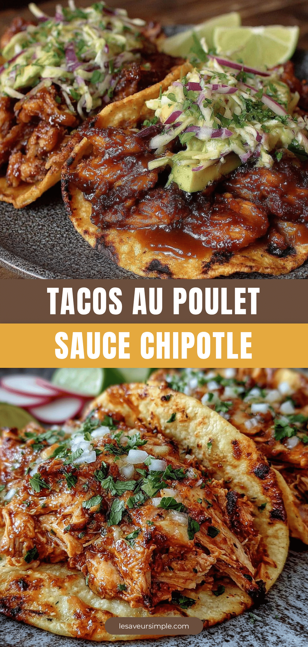 tacos au poulet croustillant sauce chipotle recipe