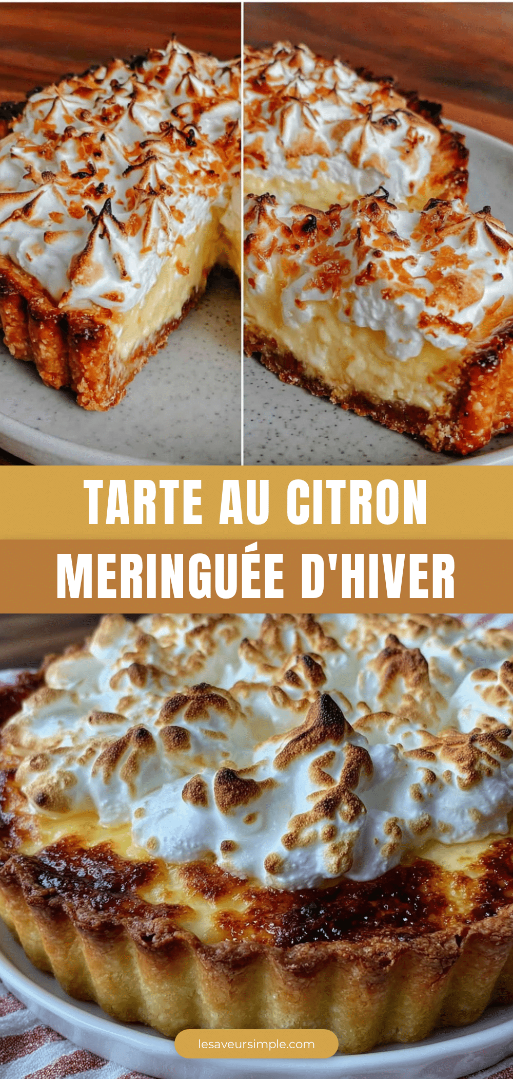 tarte au citron meringuée dhiver recipe