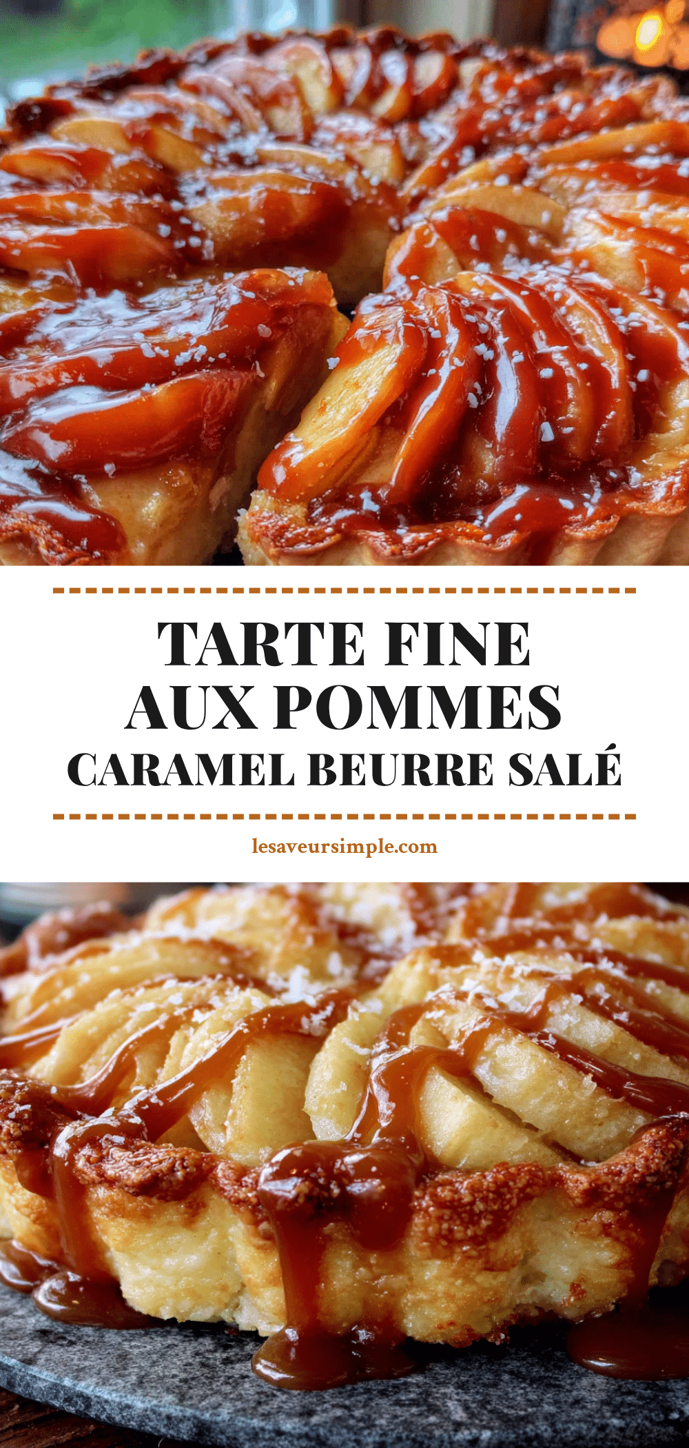 tarte fine aux pommes caramel beurre salé recipe