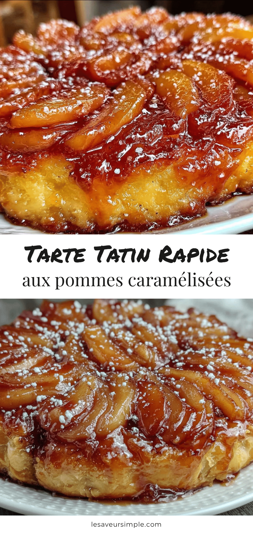 tarte tatin rapide aux pommes caramélisées recipe