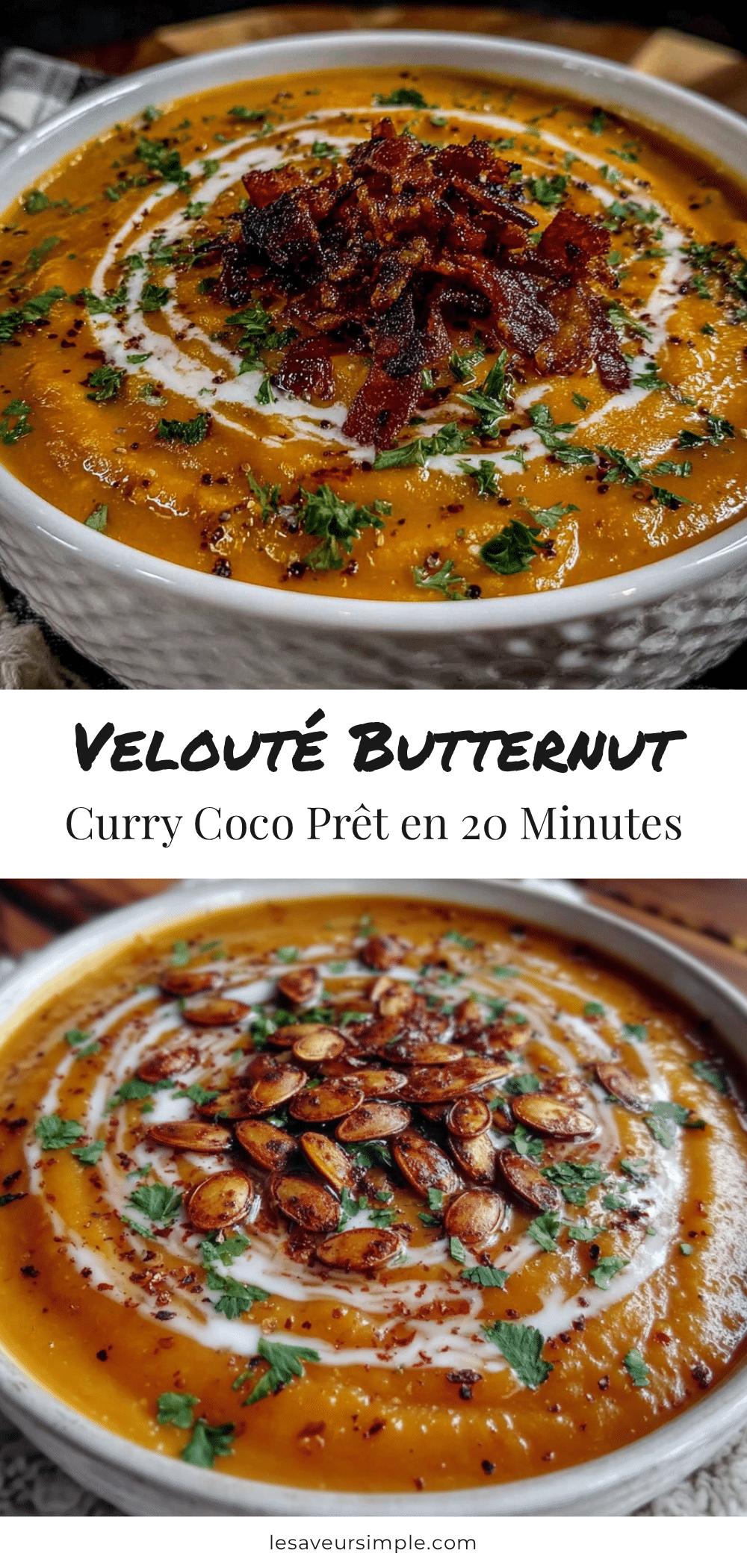 velouté butternut curry coco recipe